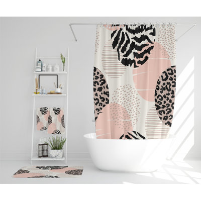 Natylie Polyester Shower Curtain Set