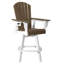 Fauteuil bar pivotant Kevin Adirondack, blanc-130679232-130679245