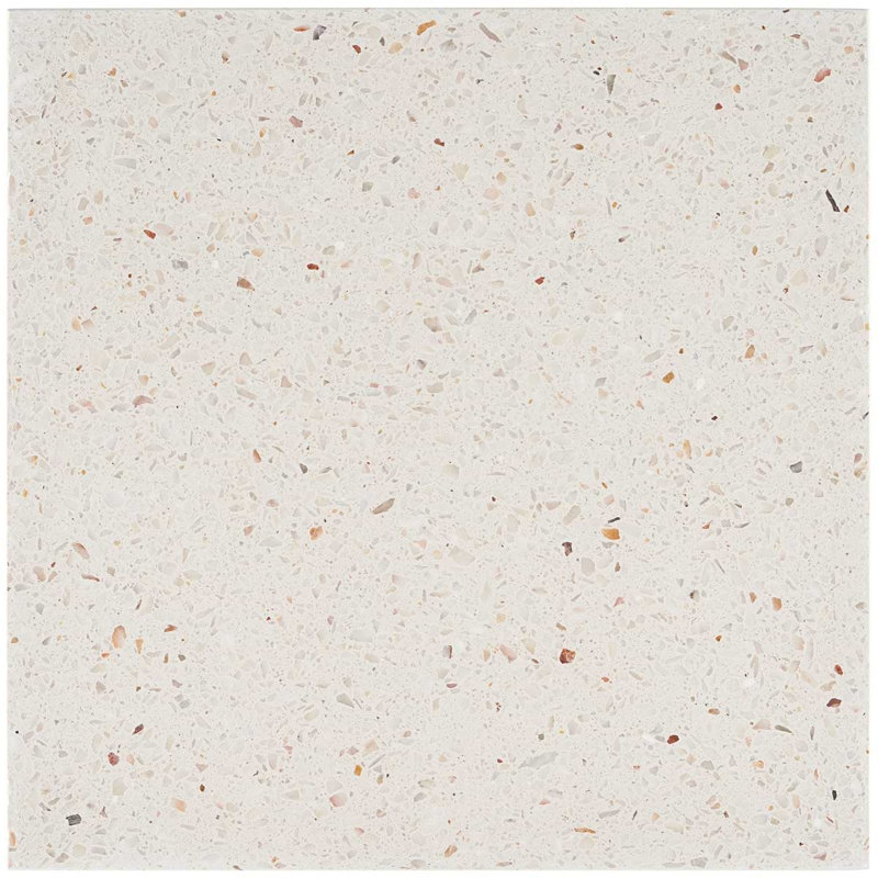 True Terrazzo 16x16 Polished Terrazzo Tile, Kashmir Beige