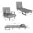 Folding Sofa Bed 5-in-1 Convertible Chair with Adjustable Backrest and Pillow-989876530-989876531
