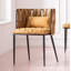 Chair with Armrest Cheerio Yellow incl. Cushion