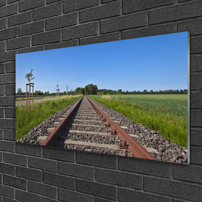 Tracks Architecture - Unframed Photograph on Glass