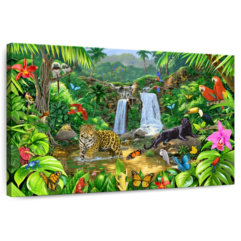 Brampt Rainforest Harmony I, 8" H x 12" W