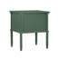 Table de chevet 2 tiroirs Vintage Green Emmett, solution de rangement durable et élégante pour les chambres et les chambres d'amis.-233668996