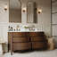 Meuble-lavabo simple en chêne Emmy-124527374-129067983