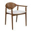 Chaise de salle à manger Augusta en loupe