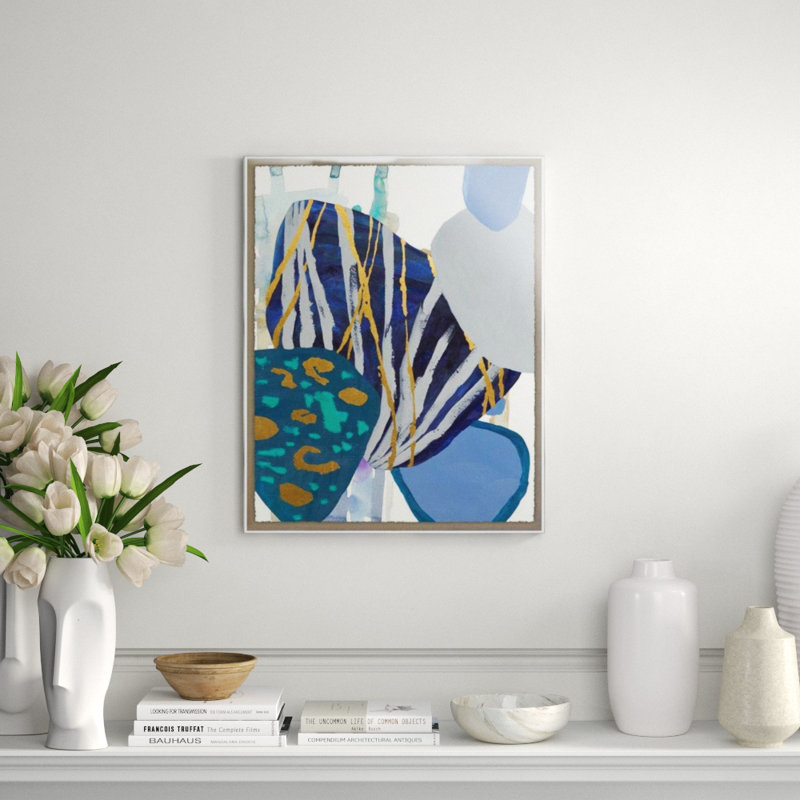 Green Leaves I Print by Sara Brown, 30" H x 24" W, Plexi Box Art