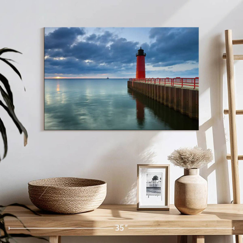 Phare rouge de Milwaukee