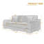 Ainara 230Cm Square Arms Sofa-544554543