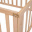 Structure de lit en bois avec clôture et porte-133537660-133537657