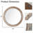 Rustic Round Wall Mirror