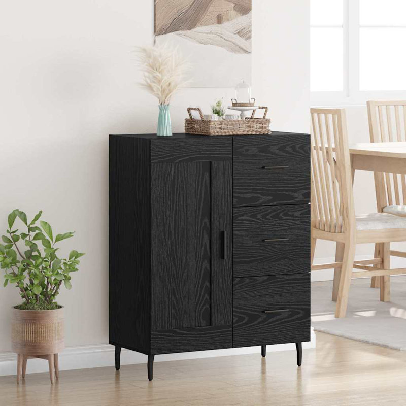 69.5cm Sideboard, Black Oak