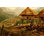 «Philippine Village with Natives and Grass Guts on Stilts» par F.W. Kuhnert, reproduction d'art