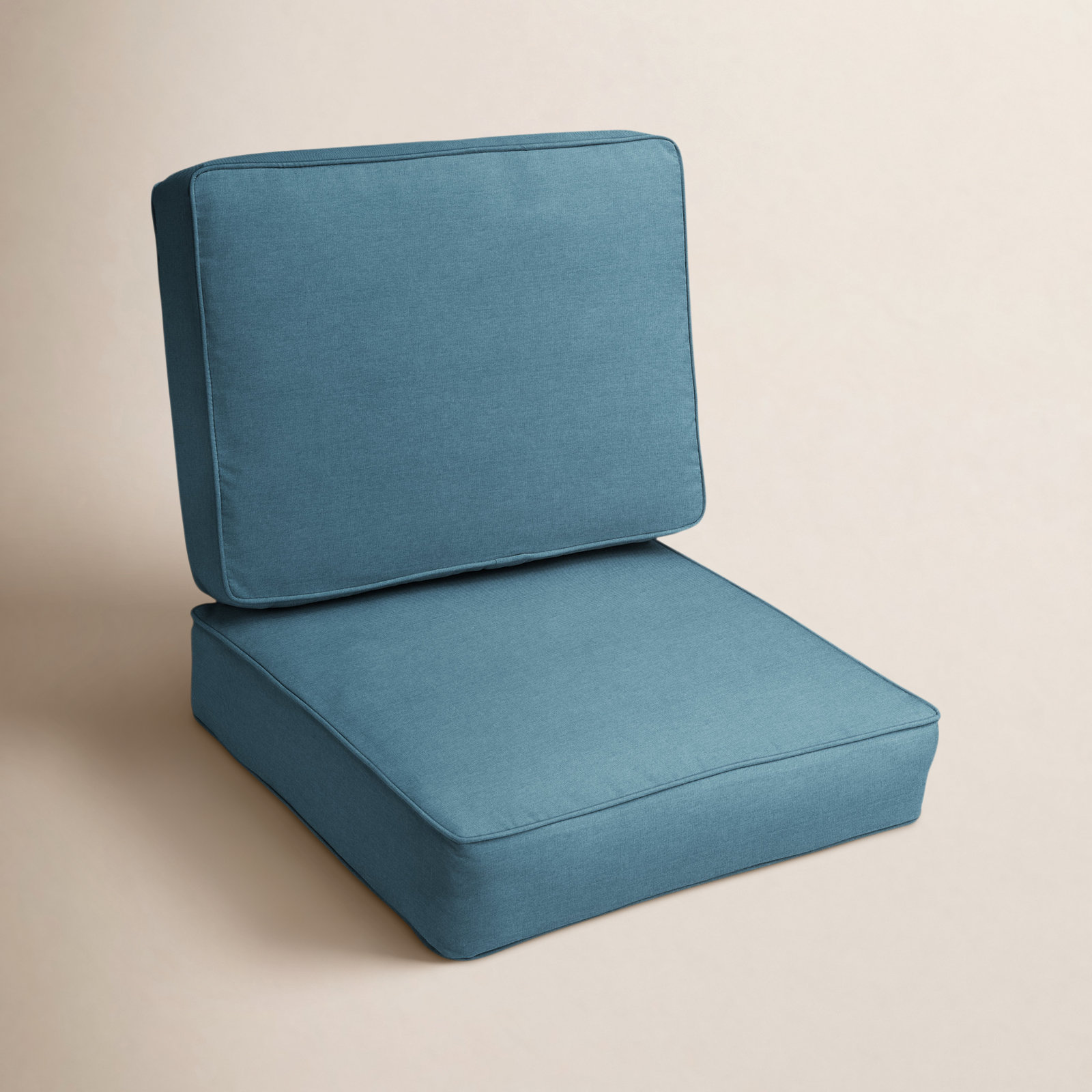 27" Sunbrella® Seat and Back Cushion, 23.5" W x 23" D, Spectrum Denim Sunbrella® Plainweave