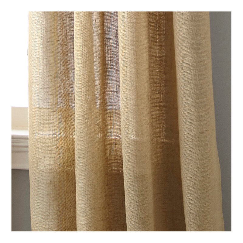 Mitchum Semi Sheer Curtain Single Panel, 54" W x 84" L