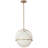 Luminaire suspendu 1 lumière Paola - Verre opale blanc-101100806