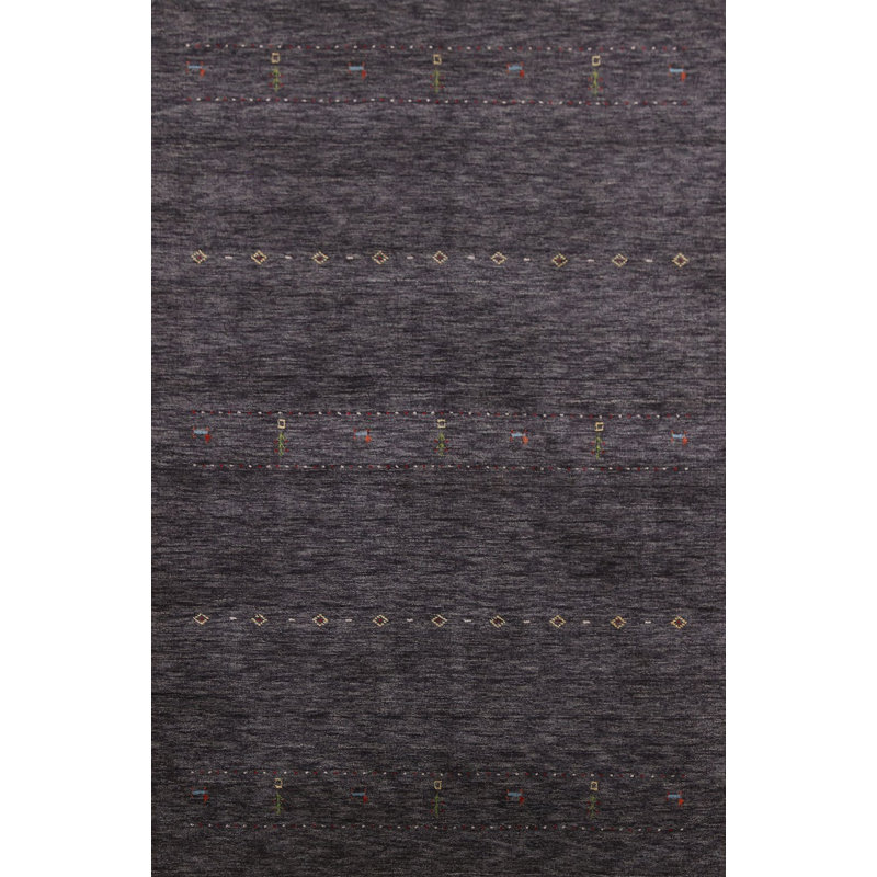 Tapis tribal en laine de style Gabbeh 5 x 8