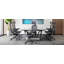 Chaise de bureau ergonomique en filet avec support lombaire réglable et accoudoirs rembourrés, pour 5 pi 3 po à 6 pi 6 po-939325480-954430934-954430932