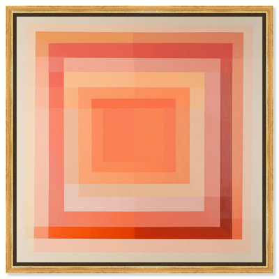 Art géométrique moderne sur toile Minimal Color Blocks III par Art Remedy