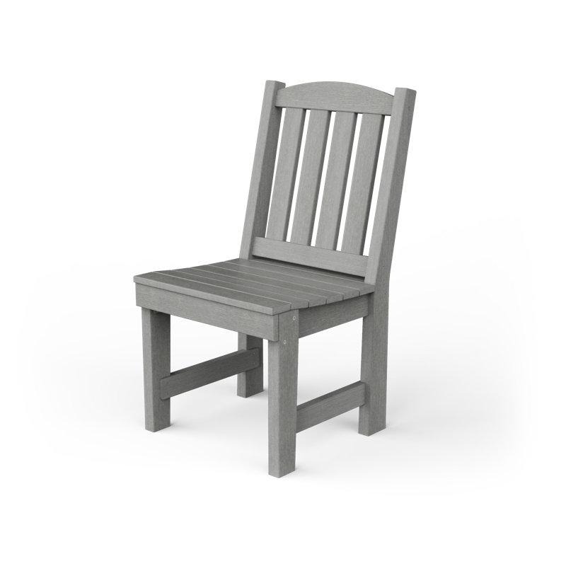 Chaise de patio en poly-jardin, Bois flottant gris