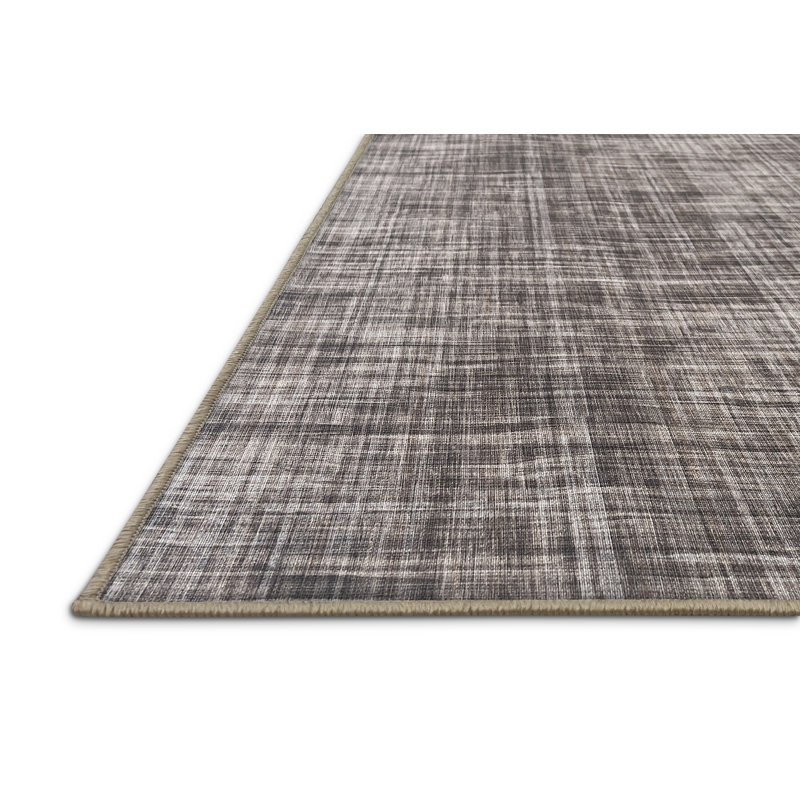 Haryss Washable Plaid Indoor Rug, Rectangle 8' x 12'