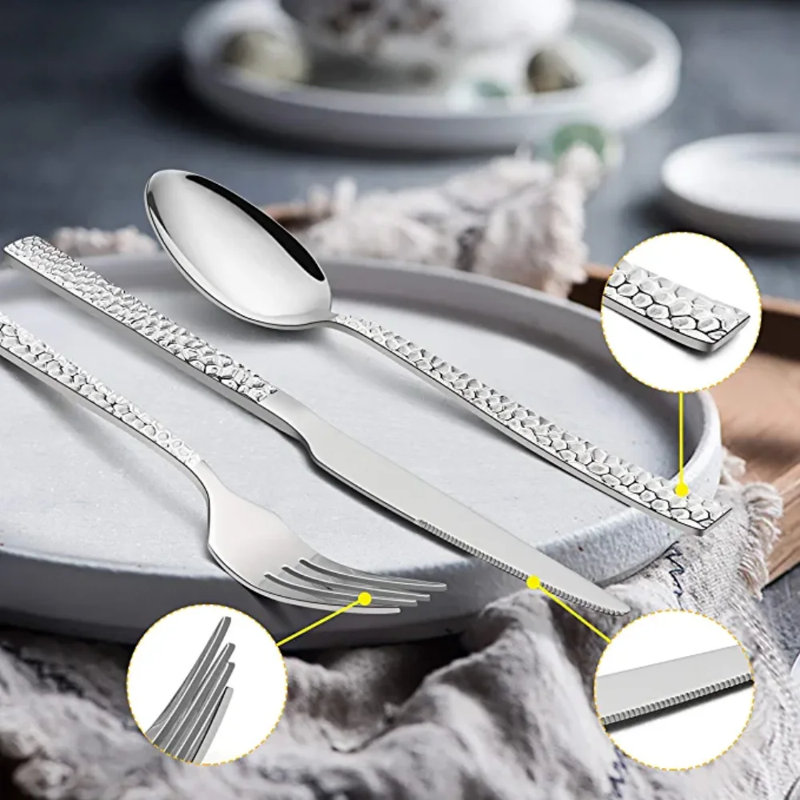 Orren Ellis Stainless Steel Flatware Set - Service for 12