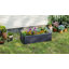 Lit de jardin surélevé galvanisé, boîte à fleurs 6 pi x 3 pi x 2 pi, vert