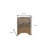 Hand-crafted Embossed Metal Nightstand/accent Table