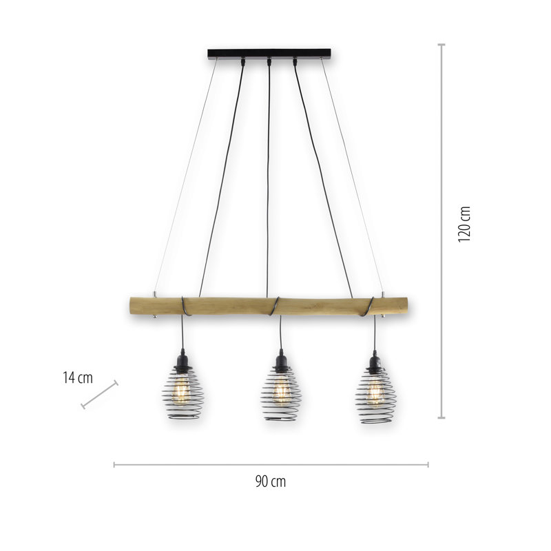 Lemus 3 - Light Kitchen Island Pendant