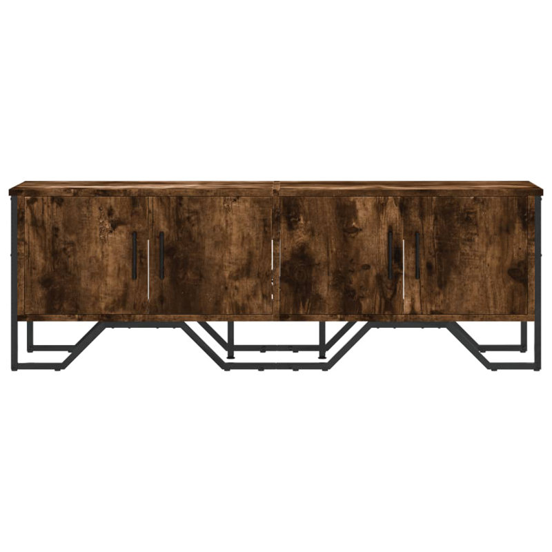 Alexica Unfinished TV Stand, Smoked Oak, 122cm