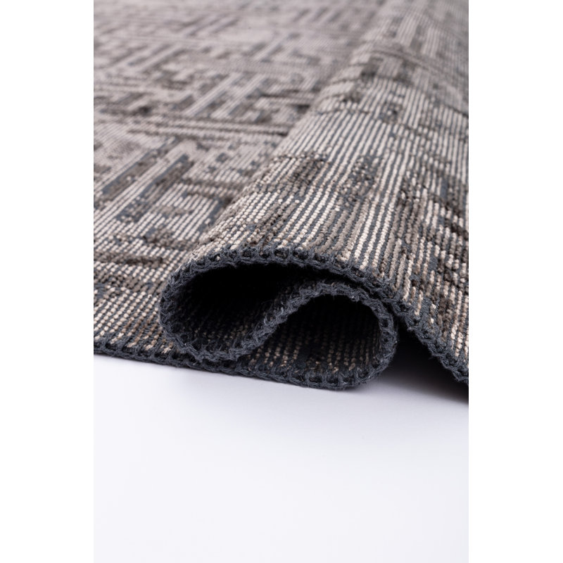 Rapture Gray Camouflage Luxury Area Rug, Rectangle 7'10" x 11'2"