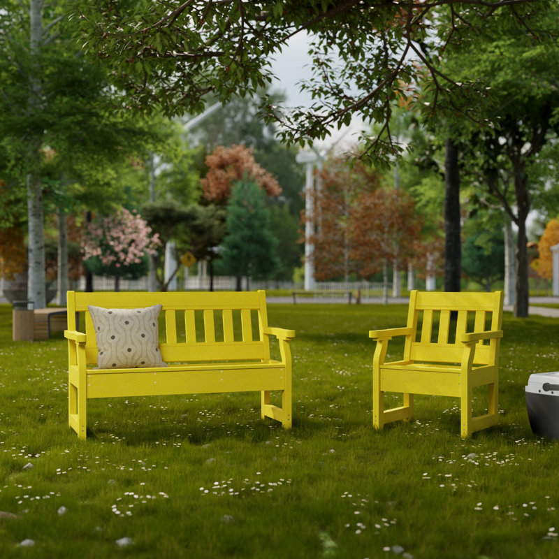 Chaise de jardin Heritage, Jaune citron
