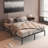 Modern Minimalist Styling Metal Platform Bed Frame ,Sturdy Metal Frame, No Box Spring Needed (Bed) (Bed)-1978646198