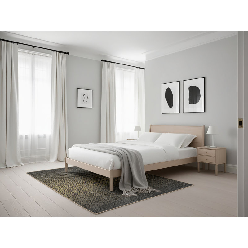 Tapis olive, Rectangle 5 pi x 7 pi
