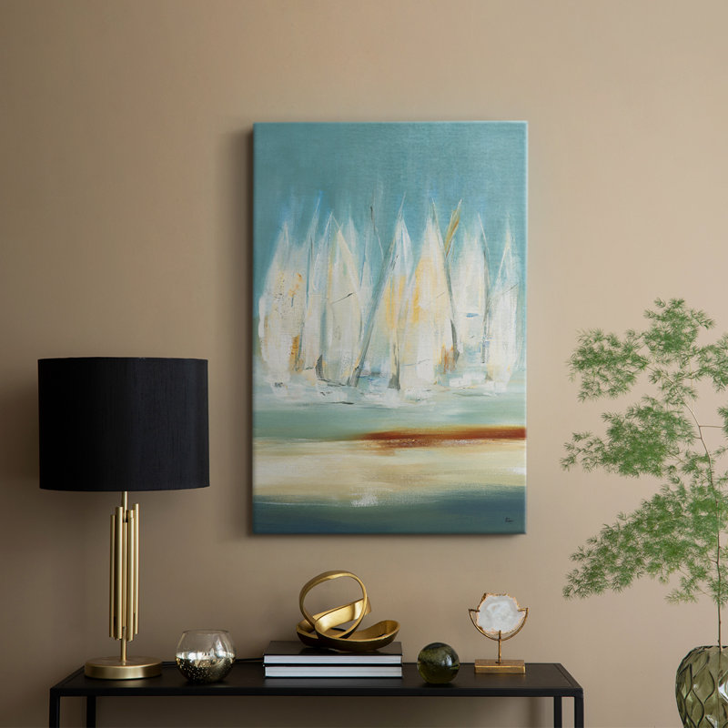 «A Day to Sail I», reproduction d'art encadrée Cavas, H 12 po x l 8 po
