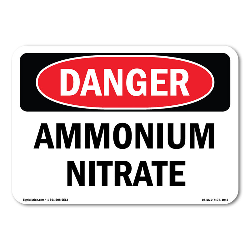 Adhésif décoratif nitrate d'ammonium 18 po x 12 po