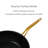 Caannasweis 12" Non-Stick Aluminum Wok with Lid