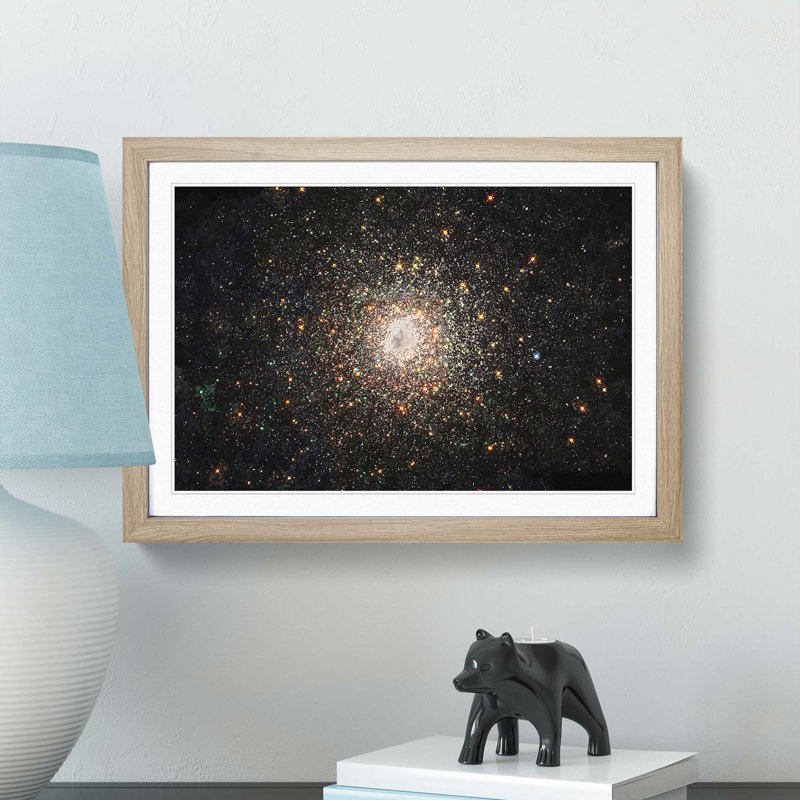 Universe Vol.38 in Abstract - Picture Frame Graphic Art Print, 36cm H x 48cm W x 2cm D, Oak Framed