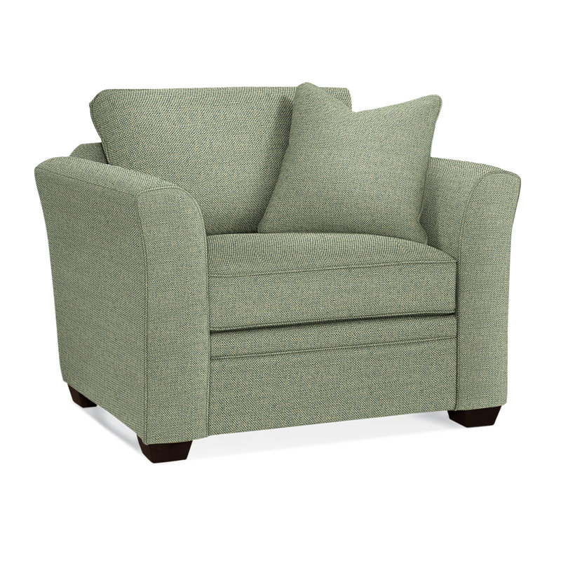 Bridgeport Upholstered Armchair, Java, Green Performance Fabric; 0851-54
