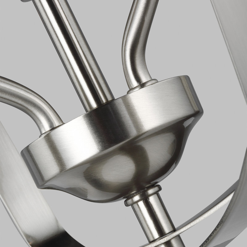 Romee Small Three Light Hall / Foyer from Generation Lighting , No, Brushed Nickel, Not Energy Star