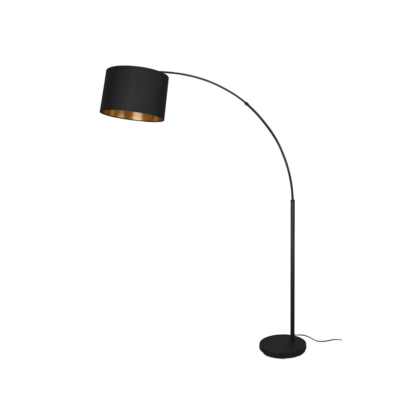 Ramseur 171Cm Black Arched Floor Lamp