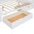 Sturdy Pine Wood Daybed with Dual Storage Drawers and Built-in Shelves, for Modern and Functional Living Spaces-447197096