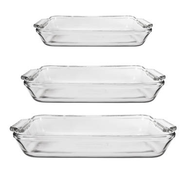 Basics 4-piece Glass Bakeware Set