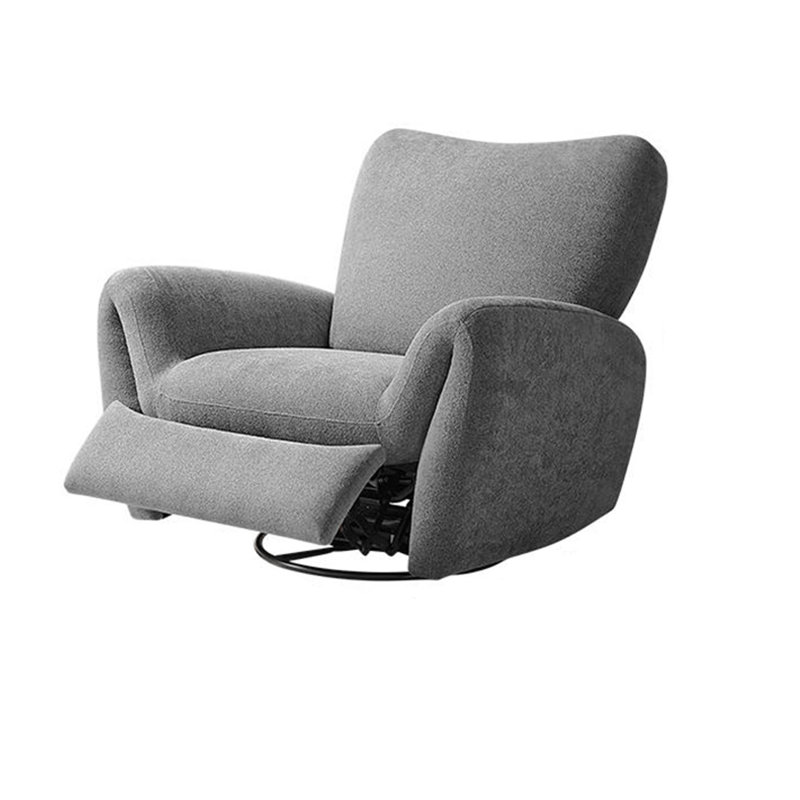 Fauteuil inclinable rembourré Olibel, Gris