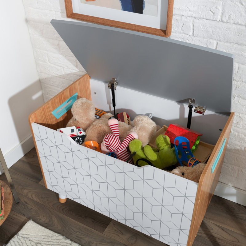 Banc de rangement pour jouets Mid-Century
