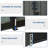 Domi Durable Resin Outdoor Lean-To Storage Shed Pitched Roof Tool Room with Double Door, PVC-coated polyester Floor Mat-119751805