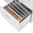 Ardeha 39" W 3-Tiers Wood Storage File Cabinet with 3 Drawers &3 Side Storage Shelve &Built-In Outlet-1125584190