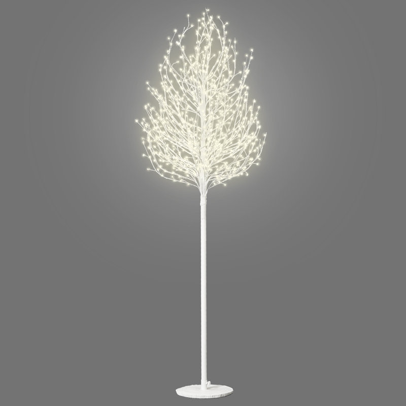 Twinkle Indoor / Outdoor Lighted Trees & Branches, 152cm H x 25cm W x 25cm D, Black