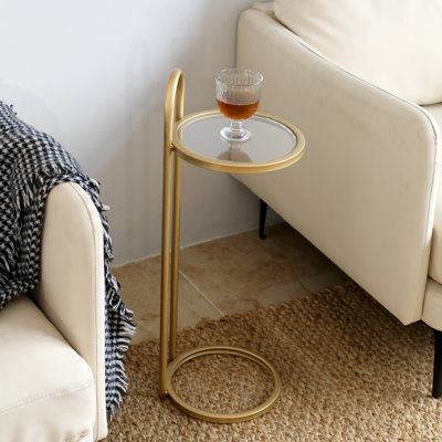 Petite table basse en verre