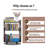 Portable three-layer black wood grain storage rack: universal wheels design, open storage, practical storage rack for multiple scenarios such as living room and study. Brown